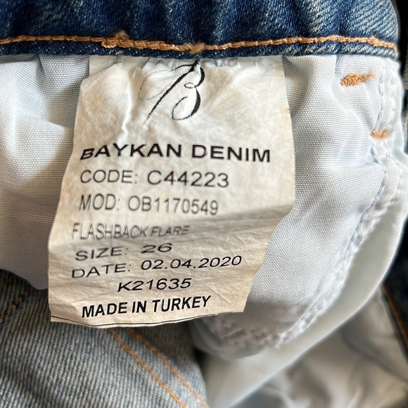 🔹 Free People Baykan Denim Flashback Flare Jeans - Picture 6 of 6